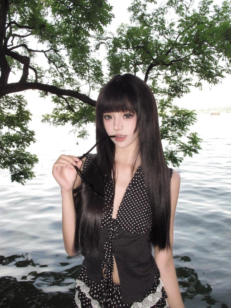 Sexy Polka Dot Two Piece Sets ladies set